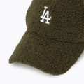 Berretto da baseball New Era Borg 9FORTY Los Angeles Dodgers verde scuro da donna 3