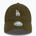 Berretto da baseball New Era Borg 9FORTY Los Angeles Dodgers verde scuro da donna 3
