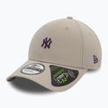 Cappello da baseball New Era Repreve Mini Logo 9FORTY New York Yankees beige chiaro 2