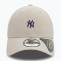 Cappello da baseball New Era Repreve Mini Logo 9FORTY New York Yankees beige chiaro 3
