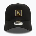 New Era Metallic Patch Eframe 9FORTY Los Angeles Dodgers berretto da baseball nero 3