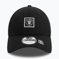 Cappello da baseball New Era Metallic Patch 9FORTY Las Vegas Raiders nero 3
