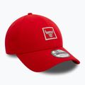 Cappello da baseball New Era Metallic Patch 9FORTY Chicago Bulls rosso