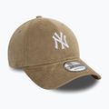 Cappello da baseball New Era Cord 9FORTY New York Yankees beige