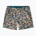 Pantaloncini Patagonia Baggies da donna 5" wild botanist/tidal teal