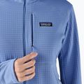 Giacca softshell da donna Patagonia R1 Hybrid Pullover Hoody abbondantemente blu 17