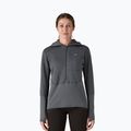 Giacca softshell da donna Patagonia R1 Hybrid Pullover Hoody smolder blu