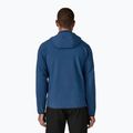 Giacca softshell da uomo Patagonia R2 TechFace Hoody blu chiaro 3