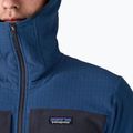 Giacca softshell da uomo Patagonia R2 TechFace Hoody blu chiaro 6