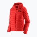 Giacca imbottita donna Patagonia Down Sweater Hoody sizzle red