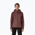 Giacca da pioggia Patagonia Torrentshell 3L da donna, rubino scuro