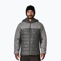 Felpa con cappuccio Patagonia Hi-Loft Nano Puff da uomo grigio forgia