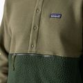 Felpa da uomo Patagonia Retro Pile 1 / 2 Snap P / O old growth green trekking 6