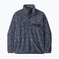 Felpa da trekking Patagonia da uomo LW Synch Snap-T P / O flow: blu scuro 3