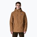 Piumino Patagonia Isthmus Parka marrone cervo da uomo
