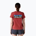 Patagonia P-6 Logo Responsabili-Tee da donna, rosso ceramica 2