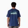 T-shirt Patagonia Boardshort Logo Pocket Uomo Responsibili clement blue 2