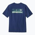 T-shirt Patagonia Boardshort Logo Pocket Uomo Responsibili clement blue 3