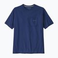 T-shirt Patagonia Boardshort Logo Pocket Uomo Responsibili clement blue 4