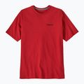 Patagonia P-6 Logo Responsabili-Tee da uomo rosso amanita