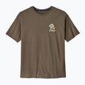 Maglietta Patagonia Balance Organic peace seeds / marlow brown da uomo