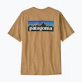 Maglietta Patagonia P-6 Logo Responsibili-Tee uomo oro talpa 3