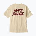 Maglietta Patagonia Balance Organic peace seeds / undyed natural da uomo 3