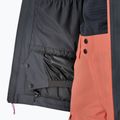 Giacca da pioggia isolata Patagonia Powder Town smolder blue w / orange peel da donna 7