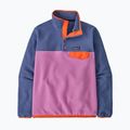 Felpa da trekking Patagonia donna LW Synch Snap-T P / O brisk purple 3