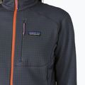 Felpa R1 Hybrid smolder blu da donna di Patagonia 6