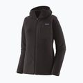 Felpa con cappuccio in pile R1 Air Full-Zip da donna, nero