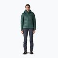 Giacca imbottita da donna Patagonia Down Sweater Hoody cascade green 2