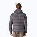 Giacca a piumino da uomo Patagonia Down Sweater Hoody forge grey con forge grey 3