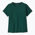 Patagonia P-6 Logo Responsabili-Tee donna verde cascata 3