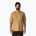 Maglietta da uomo Patagonia Boardshort Logo Pocket Responsibili talon oro