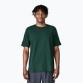 Camicia da uomo Patagonia P-6 Logo Responsabili-Tee verde cascata