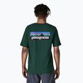 Camicia da uomo Patagonia P-6 Logo Responsabili-Tee verde cascata 2