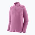 Felpa donna Patagonia Cap Thermal Weight Zip Neck viola acceso
