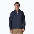 Felpa da trekking uomo Patagonia Retro Pile new navy con sunken blue
