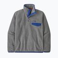 Felpa da uomo Patagonia LW Synch Snap-T P / O nickel w / clement blue trekking