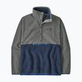 Felpa da uomo Patagonia Retro Pile 1 / 2 Snap P / O new navy w / nickel trekking 5