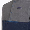 Felpa da uomo Patagonia Retro Pile 1 / 2 Snap P / O new navy w / nickel trekking 3