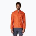 Giacca antivento da uomo Patagonia Houdini coral orange