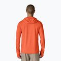 Felpa da uomo Patagonia Capilene Cool Sun Hoody coal orange/light coal orange x-dye 3