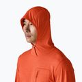 Felpa da uomo Patagonia Capilene Cool Sun Hoody coal orange/light coal orange x-dye 5