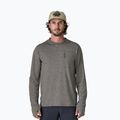 Felpa da uomo Patagonia Capilene Cool Sun Hoody forge grey/noble grey x-dye