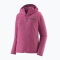Giacca softshell da donna Patagonia R1 CrossStrata Hoody faded magenta