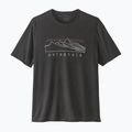 T-shirt da uomo Patagonia Cap Cool Trail Stratapeaks ink black