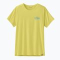 Maglietta da donna Patagonia Capilene Cool Daily Shirt - Boardshort Logo lemon zest