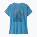 Maglietta da donna Patagonia Capilene Cool Daily - Cloud Crag shore blue/light shore blue x-dye
